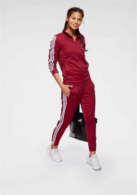 adidas roter anzug damen|adidas trainersanzug damen.